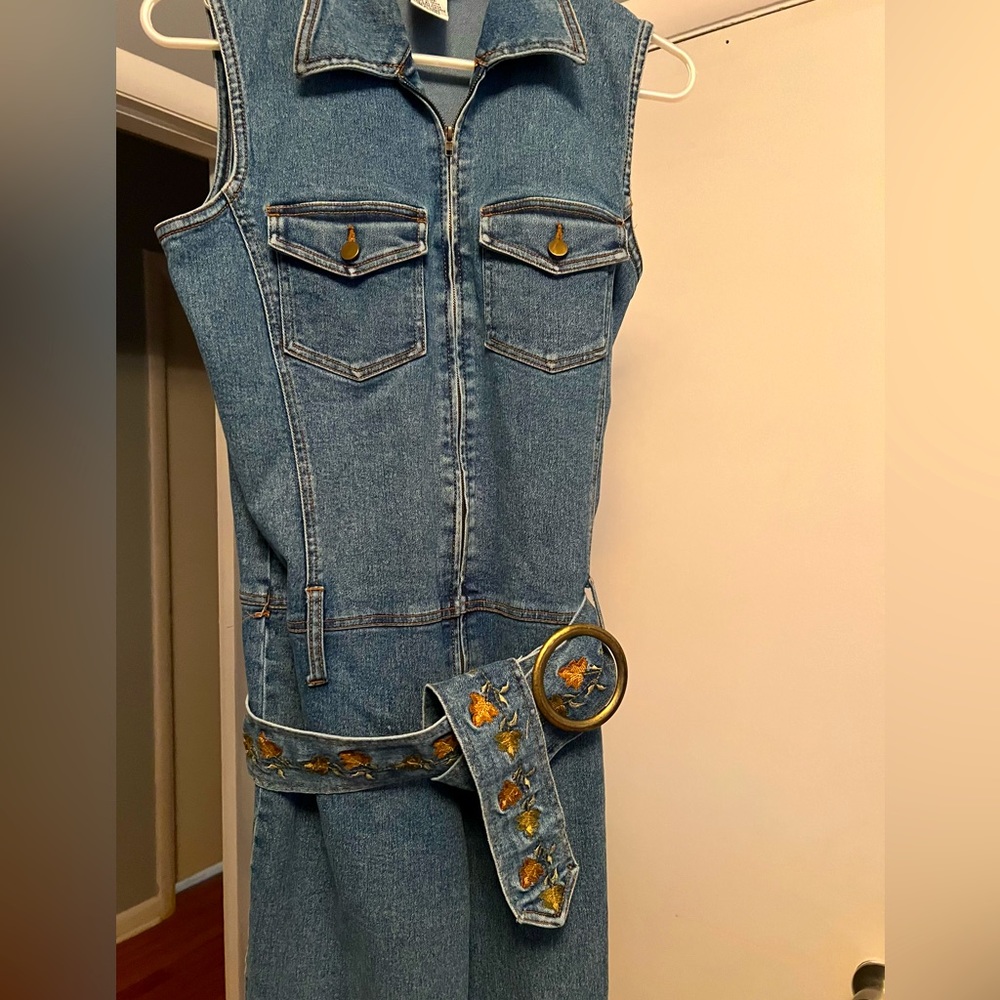 Vintage denim 90s jumpsuit
